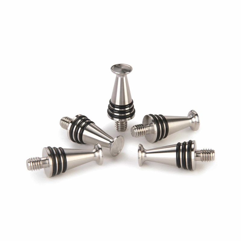 Bottle Stopper Turning Kit - Stainless Steel - 5 Piece - Style:Cone Stand-Up